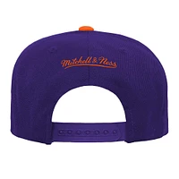 Youth Mitchell & Ness  Purple/Orange Phoenix Suns Two-Tone Snapback Hat