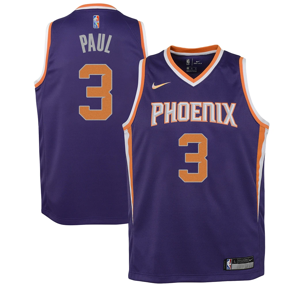 Maillot Nike Chris Paul Purple Phoenix Suns 2021/22 Diamond Swingman pour jeune - Édition Icon