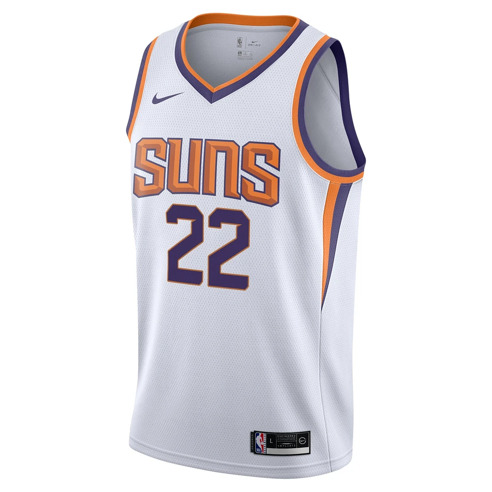 Youth Nike Deandre Ayton White Phoenix Suns Swingman Jersey - Association Edition