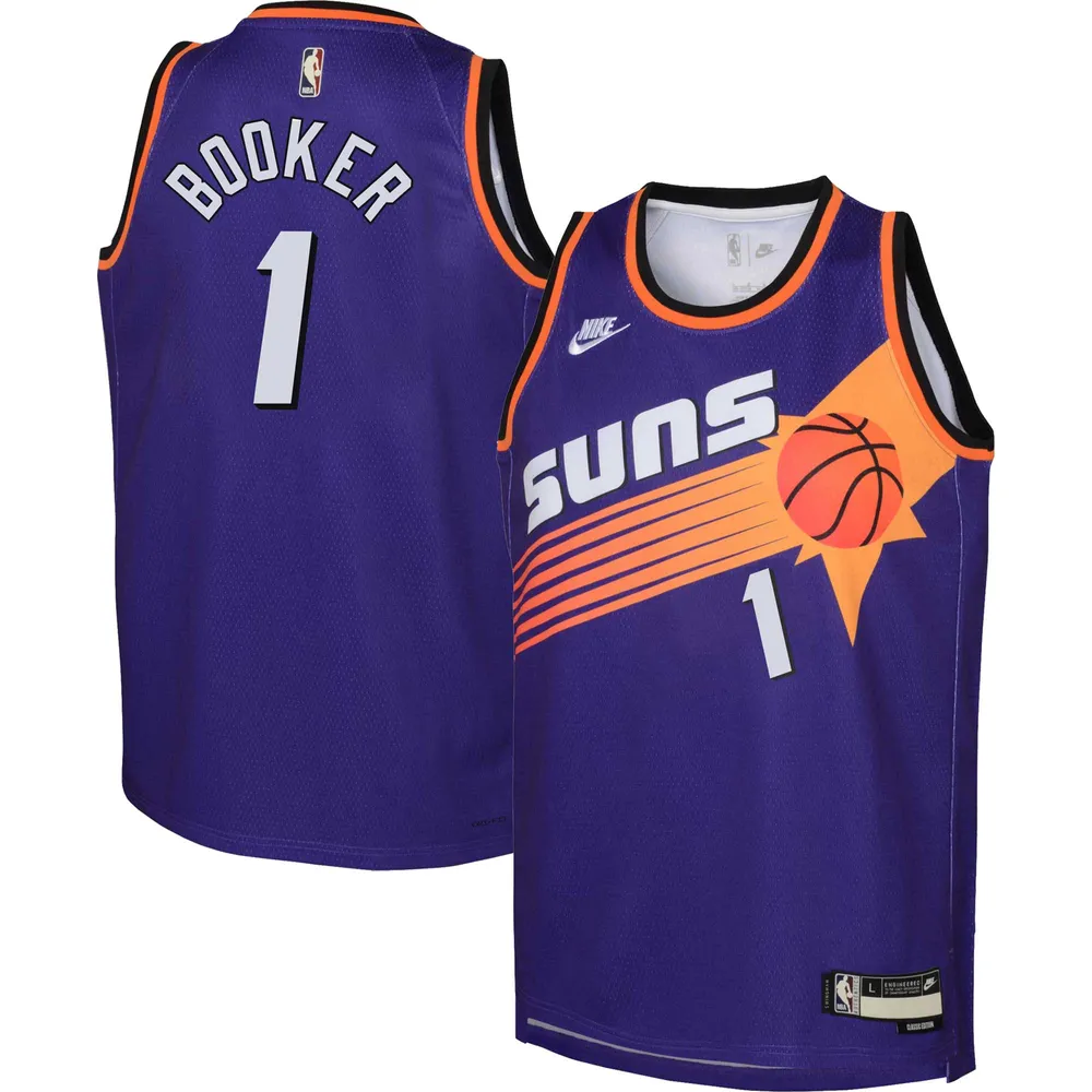 Men's Nike Devin Booker Purple Phoenix Suns Swingman Jersey