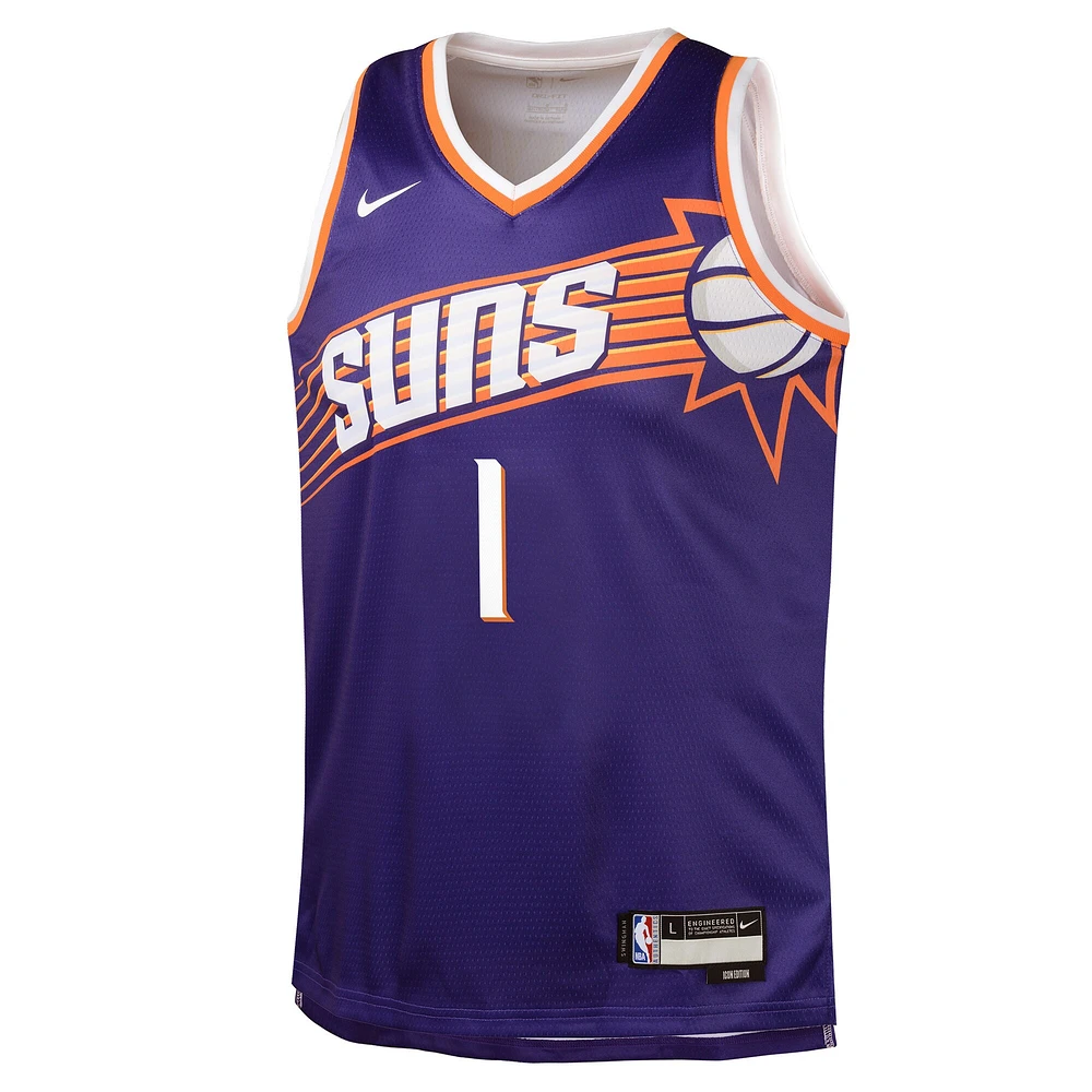 Enfant Nike Devin Booker Violet Phoenix Suns Swingman Maillot - Icon Edition