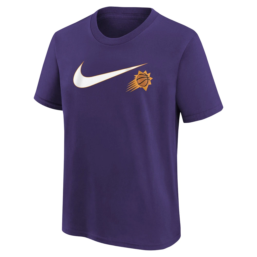 Youth Nike Purple Phoenix Suns Swoosh T-Shirt