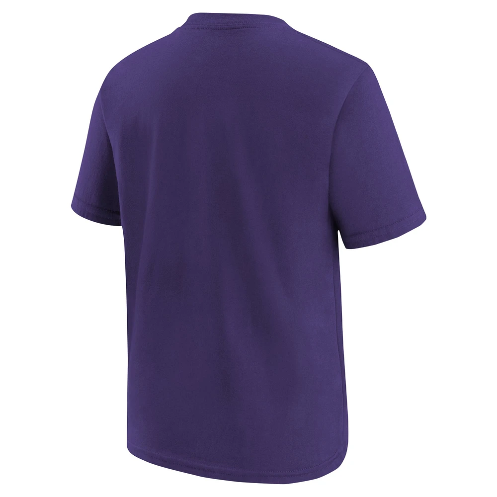 Youth Nike Purple Phoenix Suns Swoosh T-Shirt