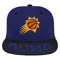 Casquette Snapback Phoenix Suns violette/noire pour jeunes avec visière brodée