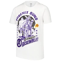 Youth White Phoenix Suns NBA x Marvel Avengers Squad T-Shirt