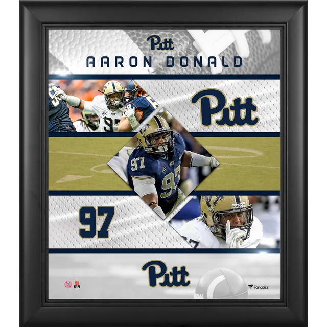 Lids Aaron Donald Pitt Panthers Fanatics Authentic Framed 15' x 17'  Stitched Stars Collage