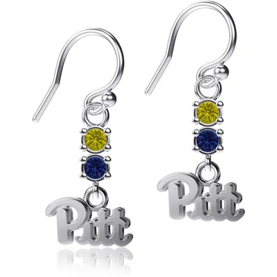 Pitt Panthers Dayna Designs Dangle Crystal Earrings