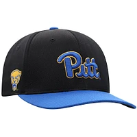 Men's Top of the World  Black Pitt Panthers Reflex Fitted Hat