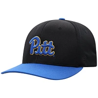 Men's Top of the World  Black Pitt Panthers Reflex Fitted Hat