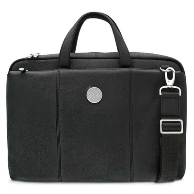 Pitt Panthers Leather Briefcase - Black
