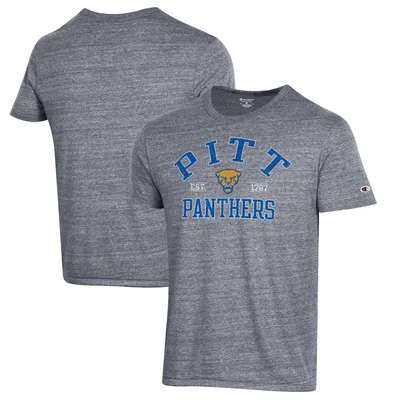 Pitt Panthers Champion Ultimate Tri-Blend T-Shirt - Heathered Gray