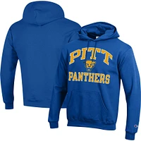 Men's Champion Royal Pitt Panthers High Motor Pullover Hoodie