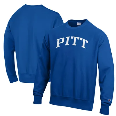 Pitt Panthers Champion Reverse Weave Fleece Crewneck Sweatshirt