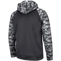 Sweat à capuche camouflage numérique Colosseum Charcoal Pitt Panthers OHT pour hommes