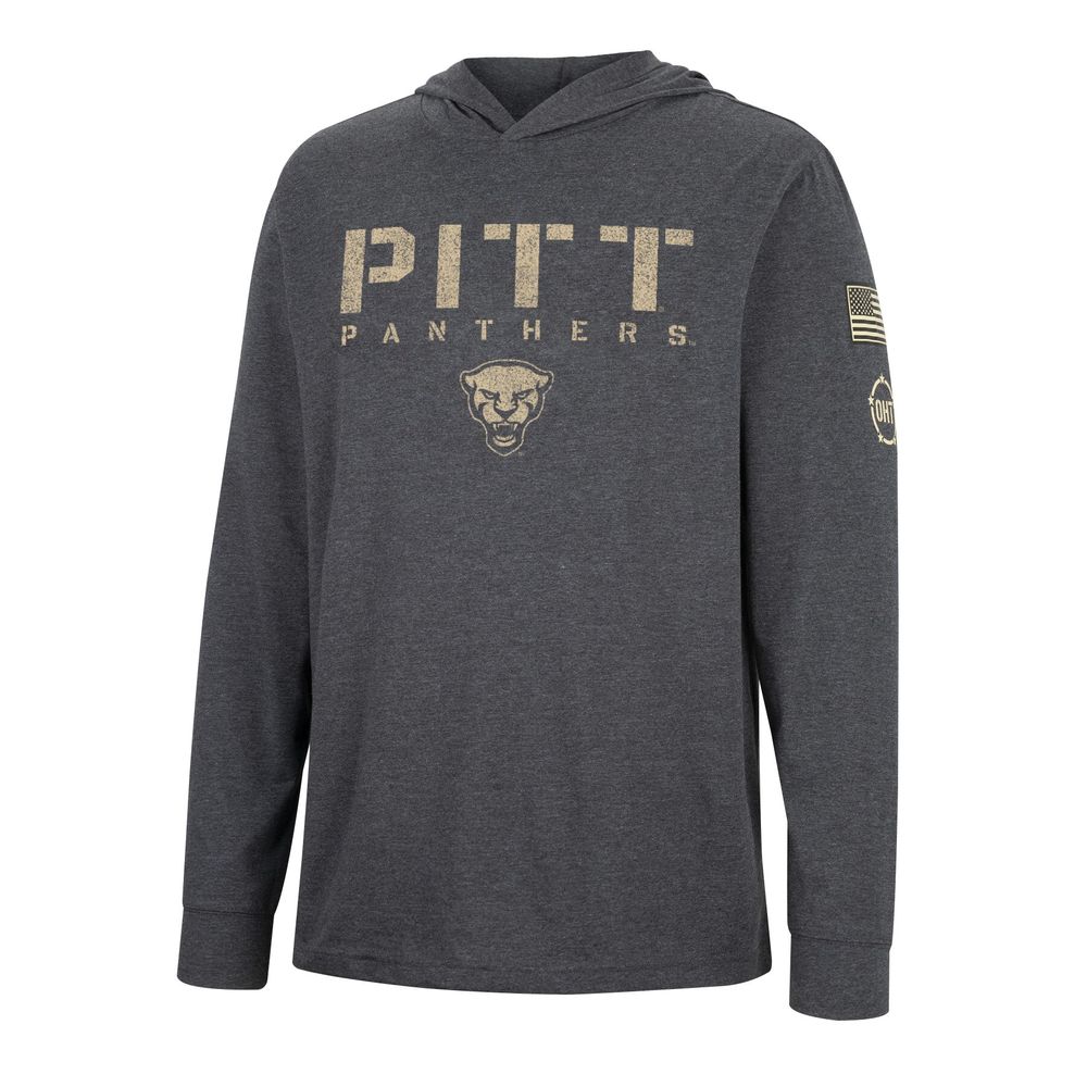 Colosseum Men's Colosseum Charcoal Pitt Panthers Team OHT Military  Appreciation Hoodie Long Sleeve T-Shirt