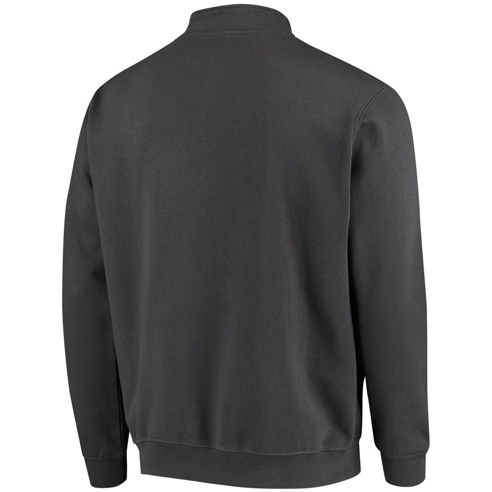 Men's Colosseum Charcoal Pitt Panthers Tortugas Logo Quarter-Zip Jacket