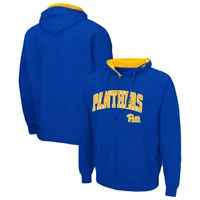 Men's Colosseum Royal Pitt Panthers 2.0 Lace-Up Logo Pullover Hoodie