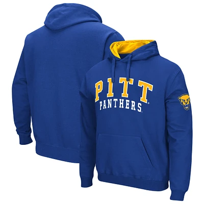 Sweat à capuche double arche Colosseum Royal Pitt Panthers pour homme