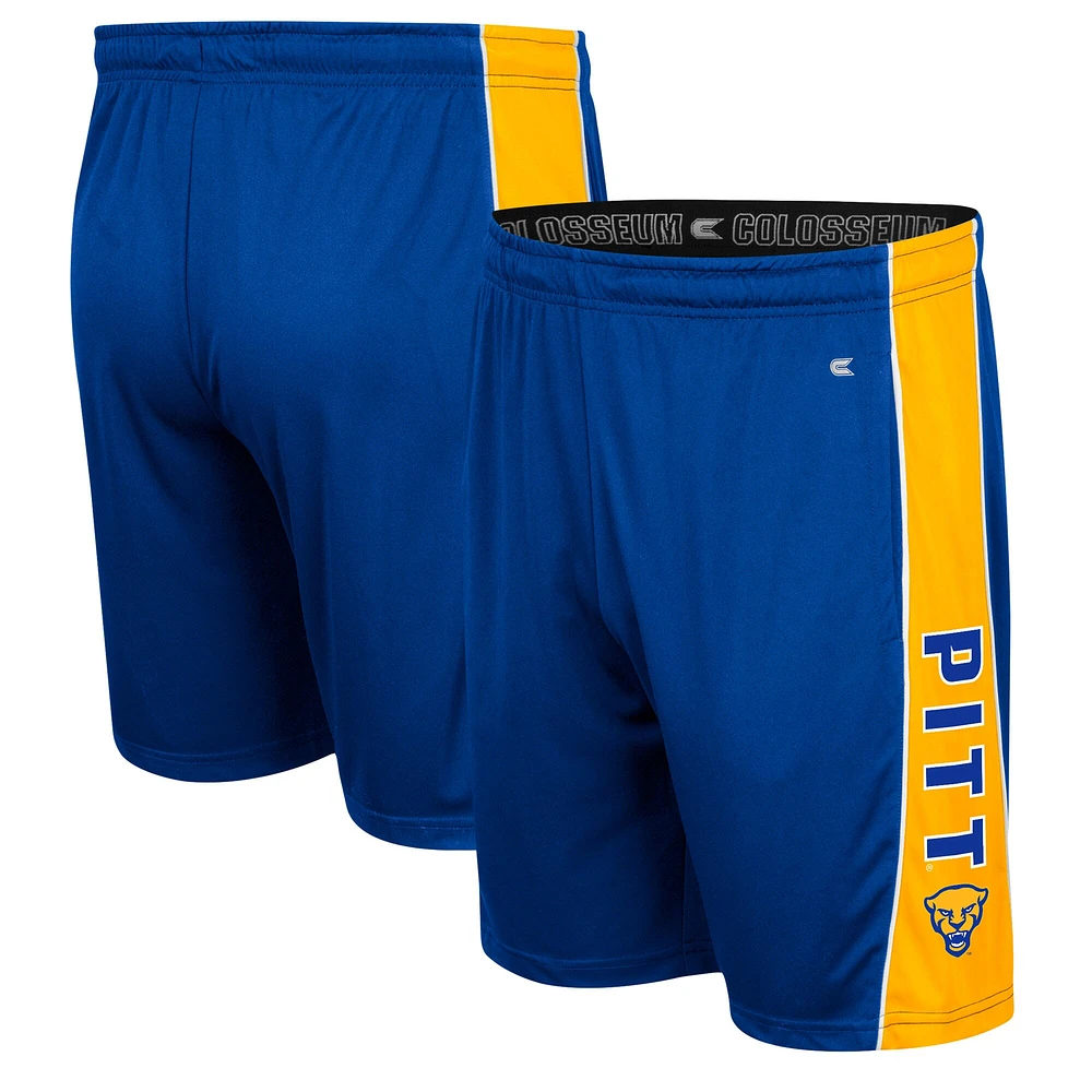 Men's Colosseum Royal Pitt Panthers Panel Shorts