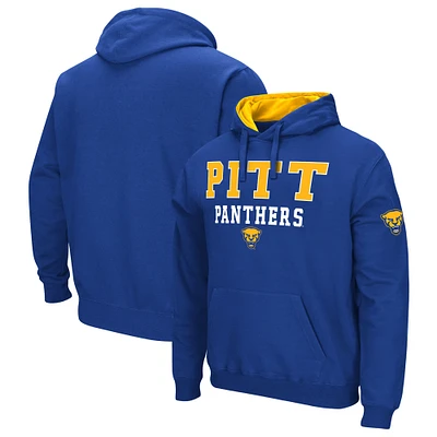 Sweat à capuche Colosseum Royal Pitt Panthers Sunrise pour hommes