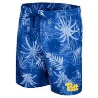 Men's Colosseum Royal Pitt Panthers What Else is New Swim Shorts