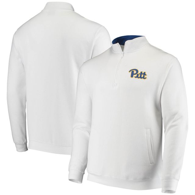 Veste à quart de zip Colosseum White Pitt Panthers Tortugas pour hommes