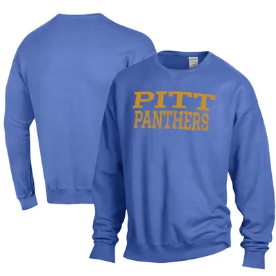 Pitt Panthers ComfortWash Garment Dyed Fleece Crewneck Pullover Sweatshirt