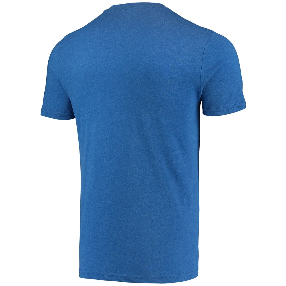 Men's Concepts Sport Heathered Charcoal/Royal Pitt Panthers Meter T-Shirt & Pants Sleep Set