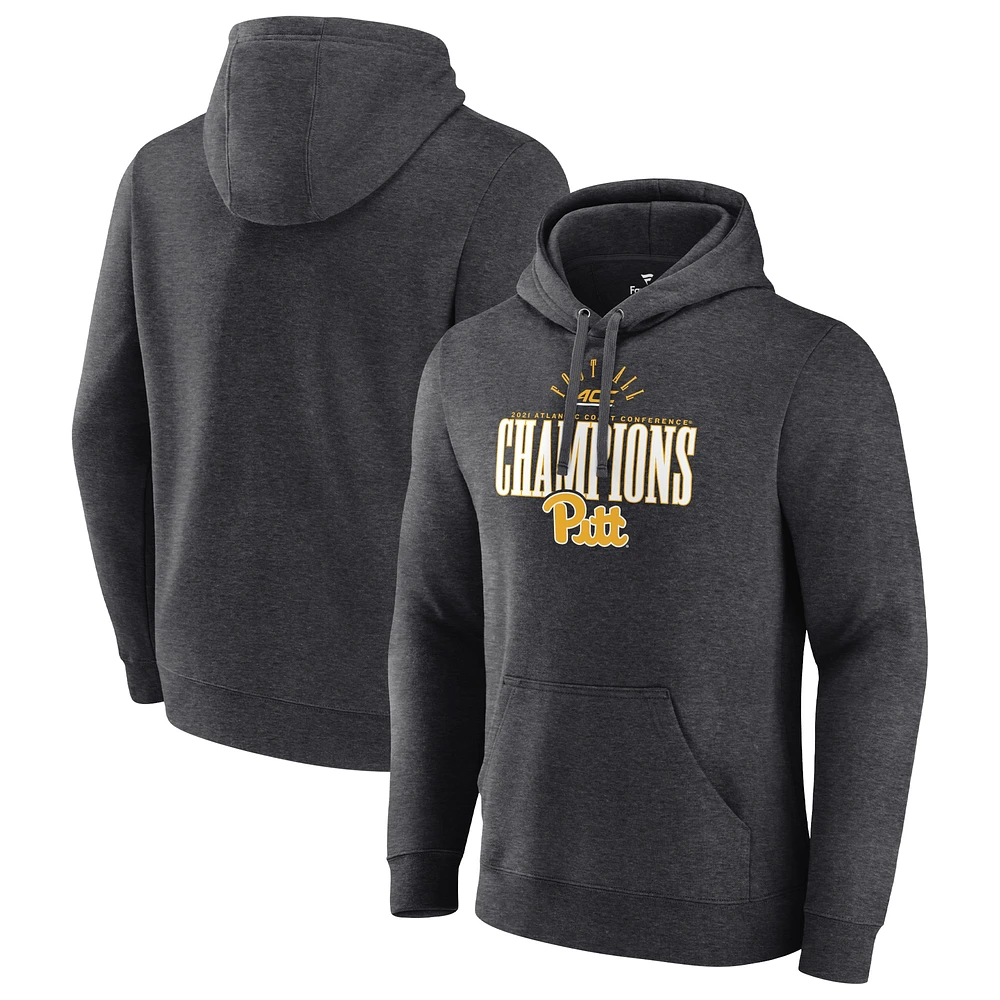 Fanatics Charcoal Pitt Panthers, champions de la conférence football ACC 2021 pour hommes