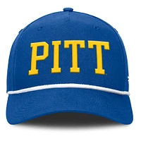 Men's Fanatics Royal Pitt Panthers Foul Ball Rope Adjustable Hat