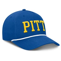 Men's Fanatics Royal Pitt Panthers Foul Ball Rope Adjustable Hat