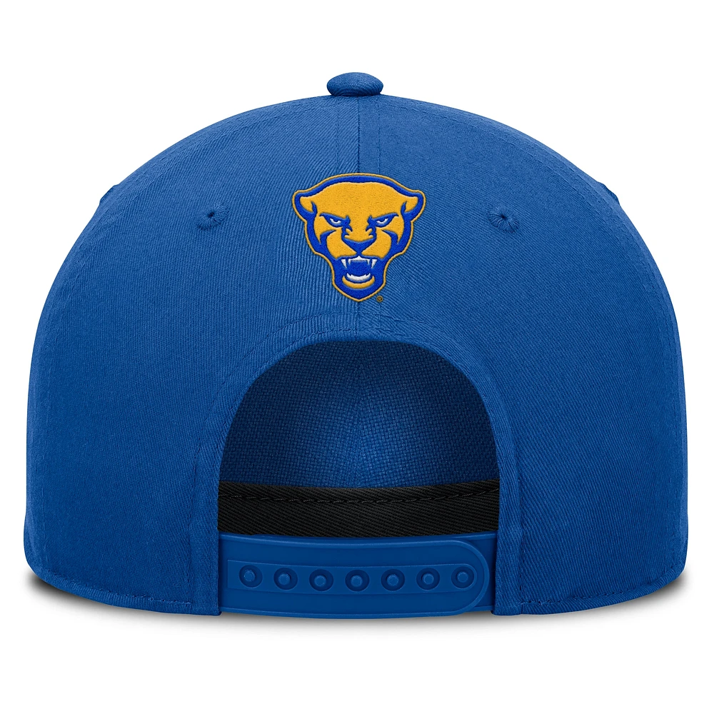 Men's Fanatics Royal Pitt Panthers Foul Ball Rope Adjustable Hat