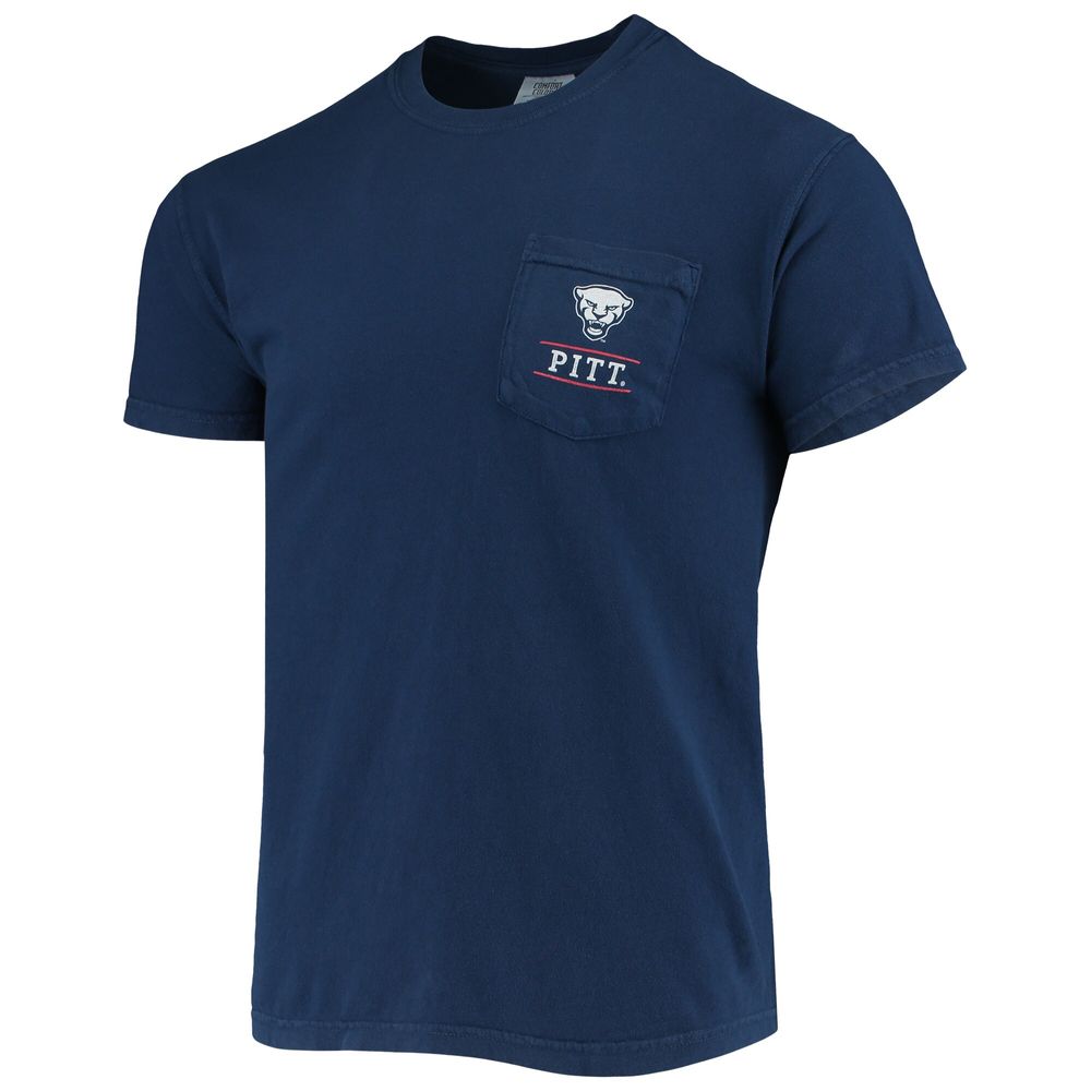 Men's Navy Pitt Panthers Campus Americana T-Shirt