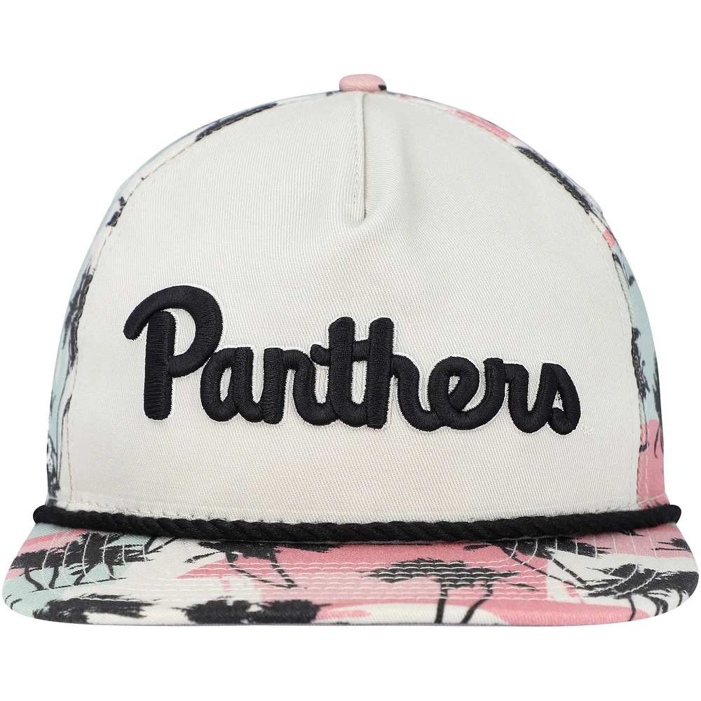 Casquette Snapback Pitt Panthers High Tide Golfer crème New Era pour homme