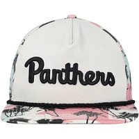 Men's New Era Cream Pitt Panthers High Tide Golfer Snapback Hat