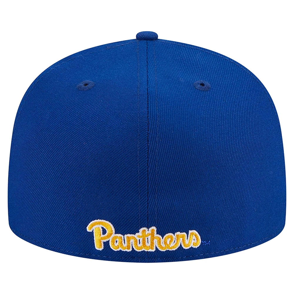 Men's New Era Royal Pitt Panthers 59FIFTY Fitted Hat