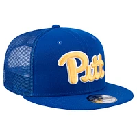 Casquette Snapback 9FIFTY Trucker Royal Pitt Panthers de New Era pour homme