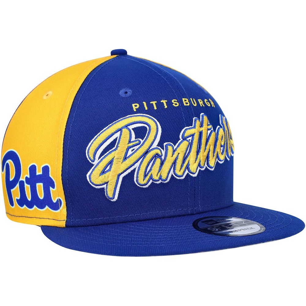 Casquette Snapback Outright 9FIFTY Royal Pitt Panthers New Era pour homme