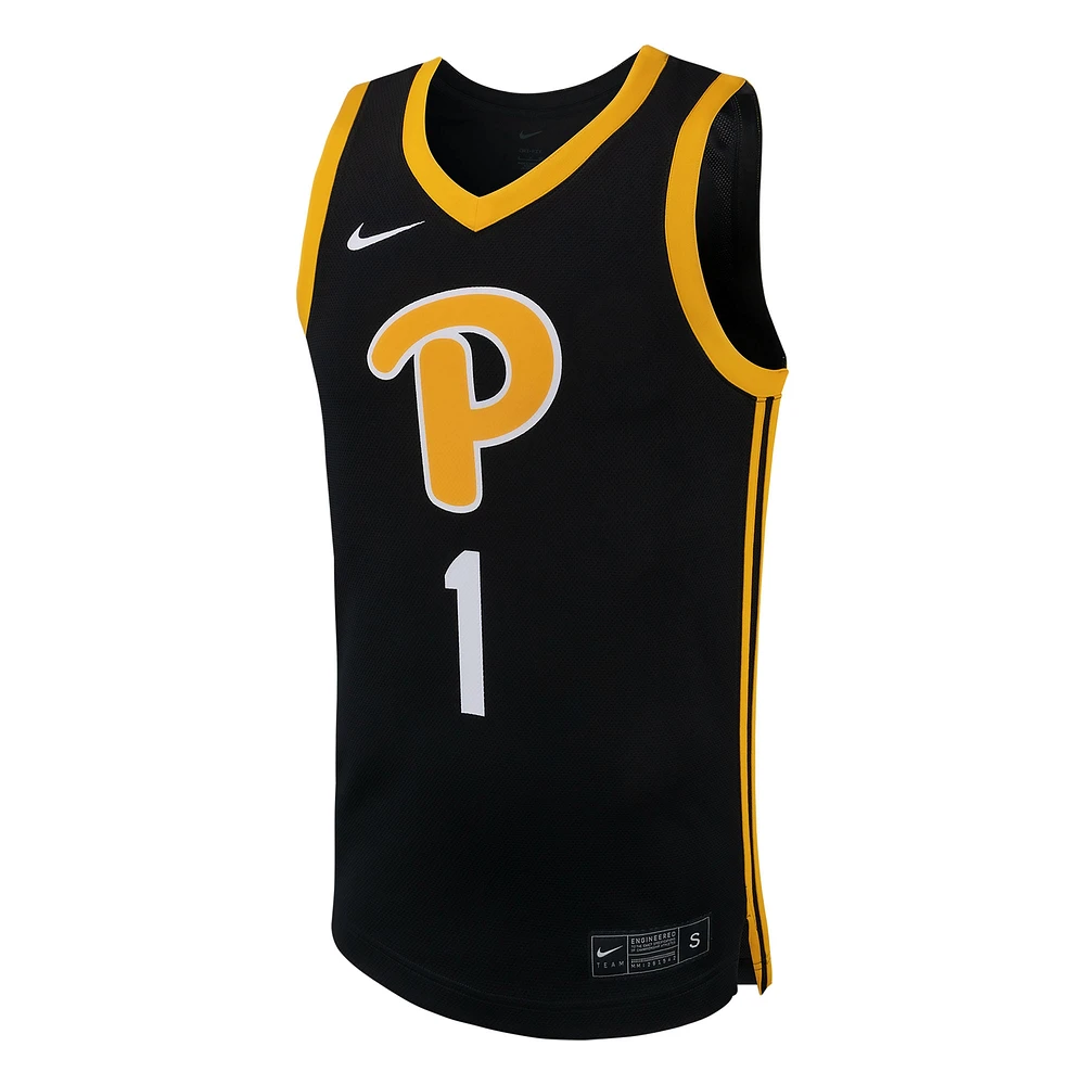 Maillot de basket-ball réplique Nike noir Pitt Panthers pour homme