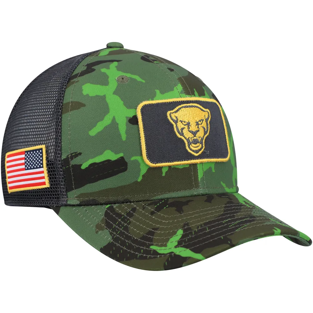 Men's Nike  Camo/Black Pitt Panthers Classic99 Veterans Day Trucker Snapback Hat