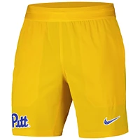 Short tissé Nike Gold Pitt Panthers 2024/25 Sideline Performance pour homme