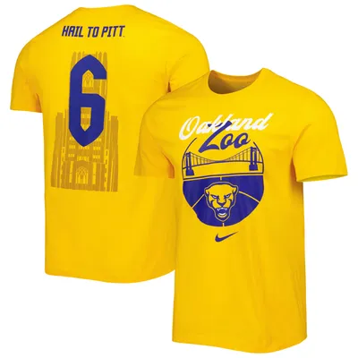 Pitt Panthers Nike Basketball Student Section T-Shirt - Gold