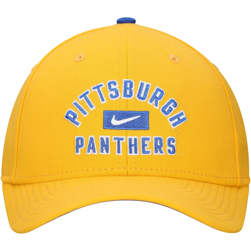 Men's Nike Gold Pitt Panthers Rise Flex Hat