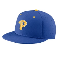 Casquette ajustée Nike Royal Pitt Panthers Aero True Baseball Performance pour homme