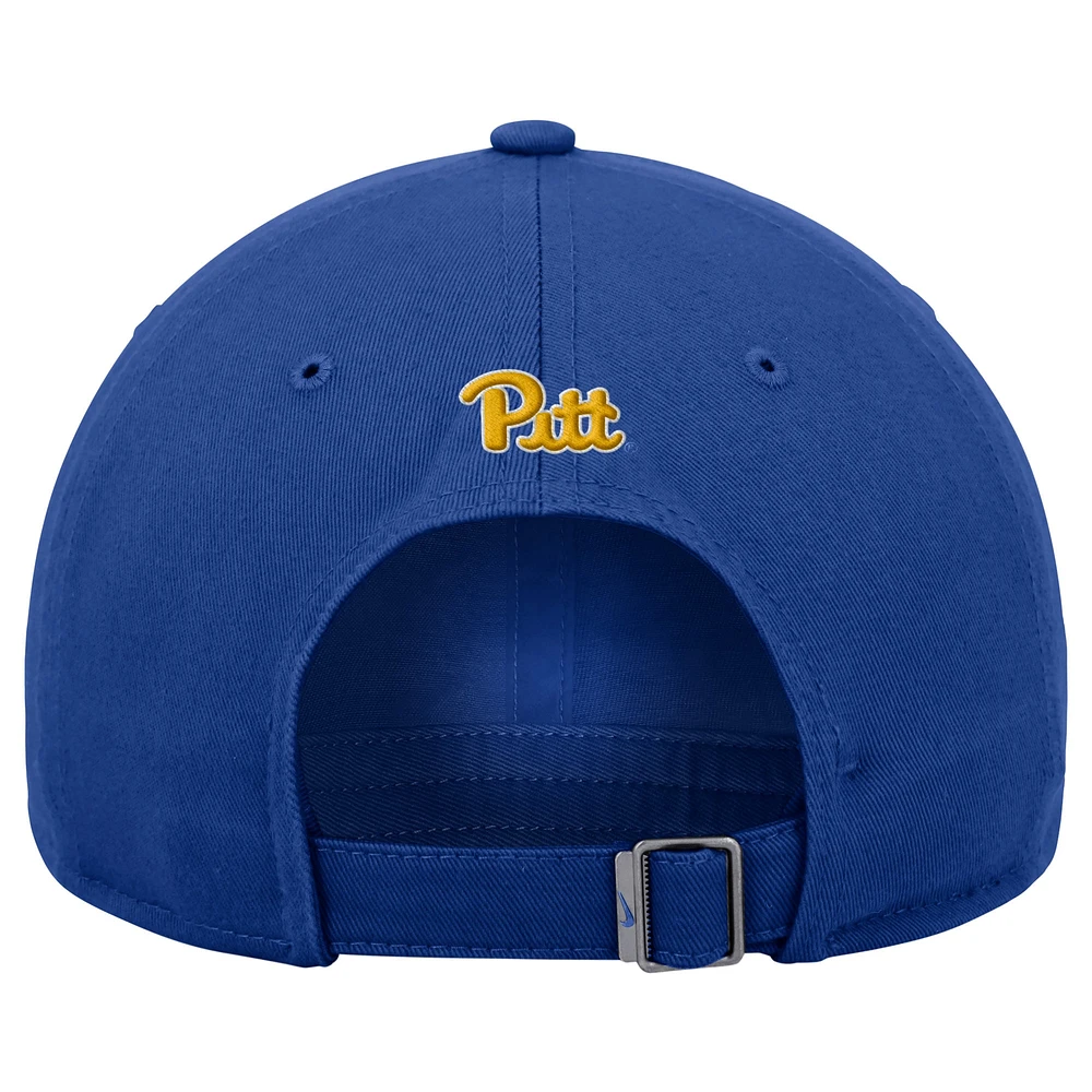 Men's Nike  Royal Pitt Panthers Club Adjustable Hat