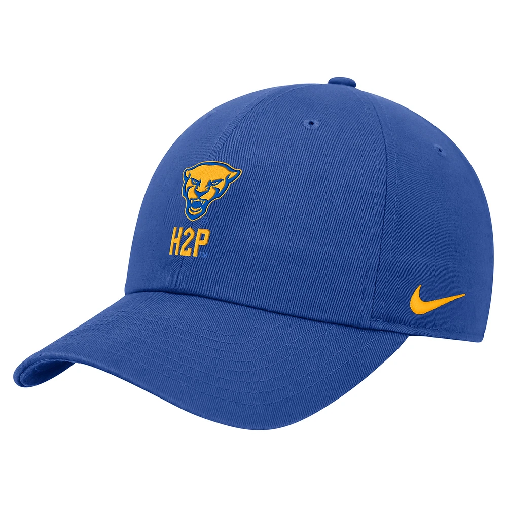 Casquette ajustable Nike Royal Pitt Panthers Club pour homme