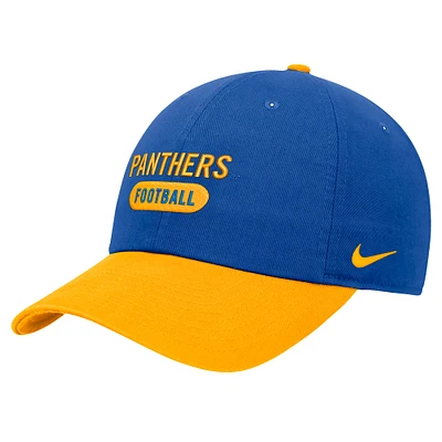 Men's Nike Royal Pitt Panthers Colorblock Club Adjustable Hat