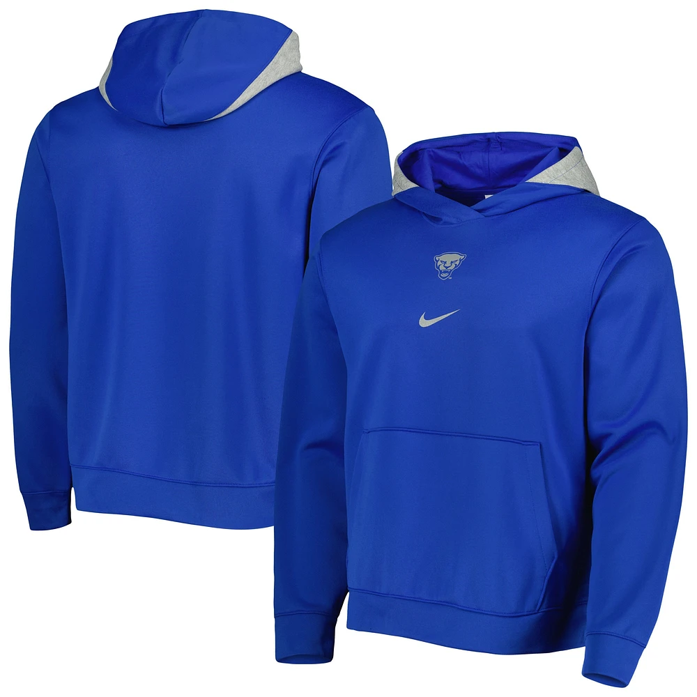 Sweat à capuche Performance Spotlight des Royal Pitt Panthers Nike pour Homme