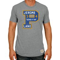 Men's Original Retro Brand Jerome Lane Heathered Gray Pitt Panthers Accolade T-Shirt