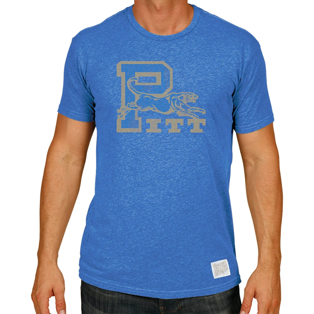 Men's Original Retro Brand Royal Pitt Panthers Big & Tall Mock Twist T-Shirt